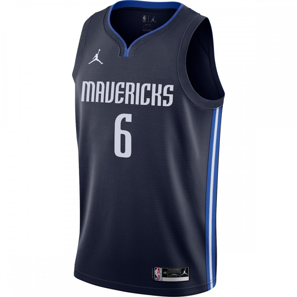 Kristaps Porzingis Dallas Mavericks Jordan Brand 2020/21 Swingman Jersey - Statement Edition - Navy-Pro Kit Vault | Brand New 26/27 Sports Jerseys